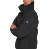 image:imageDKNY Womens Oversized Rib Knit Outerwear Puffer CoatBlack