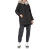 image:imageDKNY Womens Faux Fur Hood Long Down Puffer CoatDeep Black