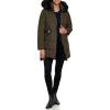 image:imageDKNY Womens Faux Fur Hood Long Down Puffer CoatLoden Multi