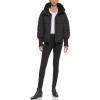 image:imageDKNY Womens Oversized Rib Knit Outerwear Puffer CoatBlack