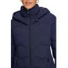 image:imageCalvin Klein womens Long Chevron Bibfront Lightweight JacketDark Navy