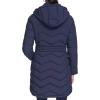 image:imageCalvin Klein womens Long Chevron Bibfront Lightweight JacketDark Navy