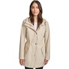 image:imageTommy Hilfiger Womens Hooded Transitional Softshell Rain Coat With Adjustable WaistChino