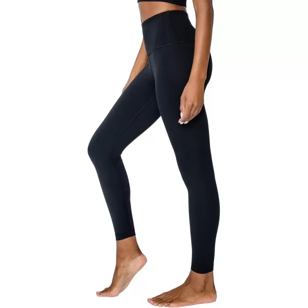 Yogalicious High Waist Squat Proof Lux Ankle Leggings for WomenBlack Lux 25