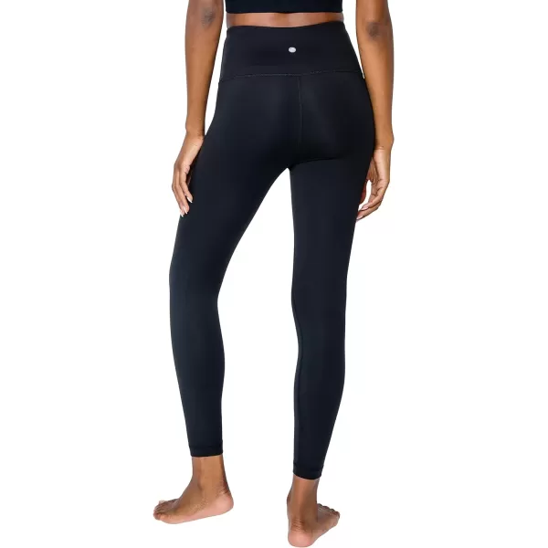 Yogalicious High Waist Squat Proof Lux Ankle Leggings for WomenBlack Lux 25