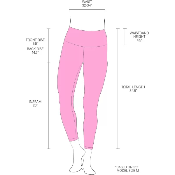 Yogalicious High Waist Squat Proof Lux Ankle Leggings for WomenCoral Berry Lux 25