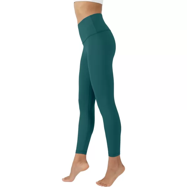 Yogalicious High Waist Squat Proof Lux Ankle Leggings for WomenEmerald Lux 25