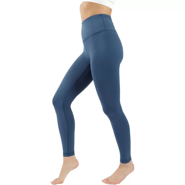 Yogalicious High Waist Squat Proof Lux Ankle Leggings for WomenOcean Indigo