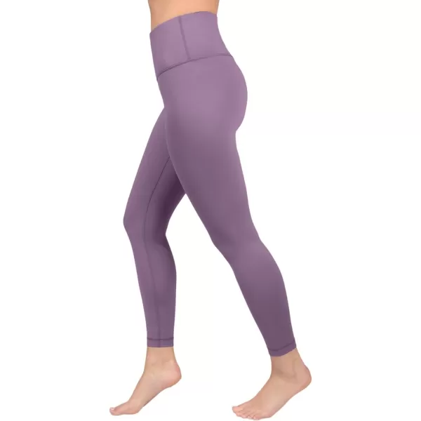 Yogalicious High Waist Squat Proof Lux Ankle Leggings for WomenPlum Shadow Ankle Length Lux