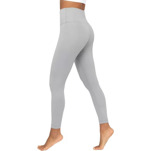 Yogalicious High Waist Squat Proof Lux Ankle Leggings for WomenSleet Lux 25