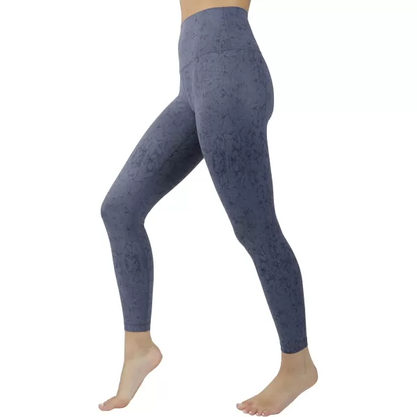 Yogalicious High Waist Squat Proof Soft Printed Leggings for WomenCelestial Navy Nude Tech Elastic Free