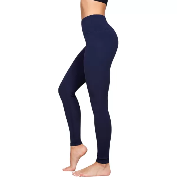 Yogalicious High Waisted Leggings for Women  Buttery Soft Second Skin Yoga PantsDark Navy Nude Tech 28