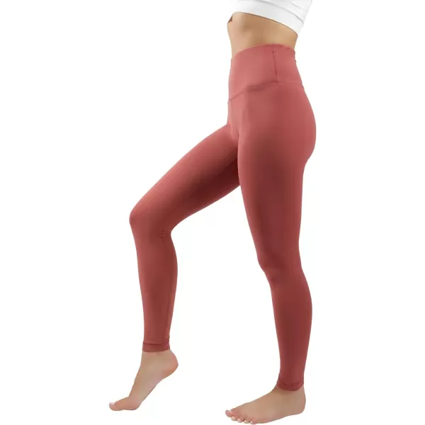 Yogalicious High Waisted Leggings for Women  Buttery Soft Second Skin Yoga PantsTerracotta Nude Tech 28