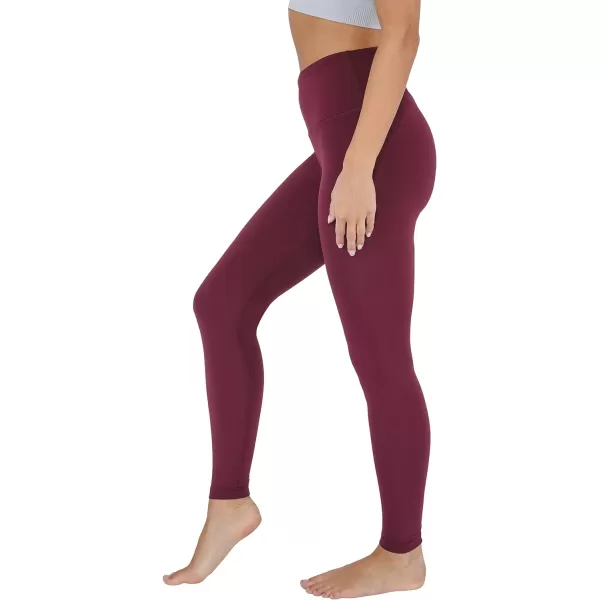 Yogalicious High Waisted Leggings for Women  Buttery Soft Second Skin Yoga PantsWindsor Wine Nude Tech 28