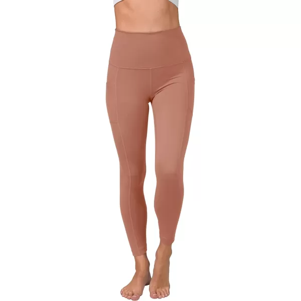 Yogalicious Lux High Waist Elastic Free Ankle LeggingCopper Iron WPocket