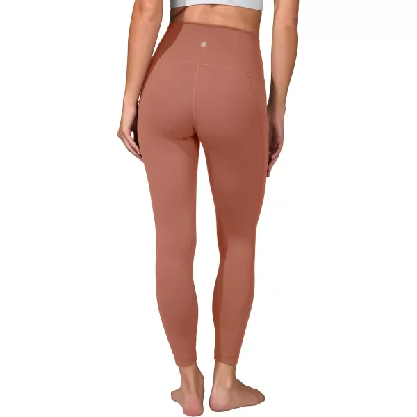 Yogalicious Lux High Waist Elastic Free Ankle LeggingCopper Iron WPocket