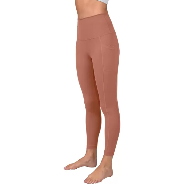 Yogalicious Lux High Waist Elastic Free Ankle LeggingCopper Iron WPocket