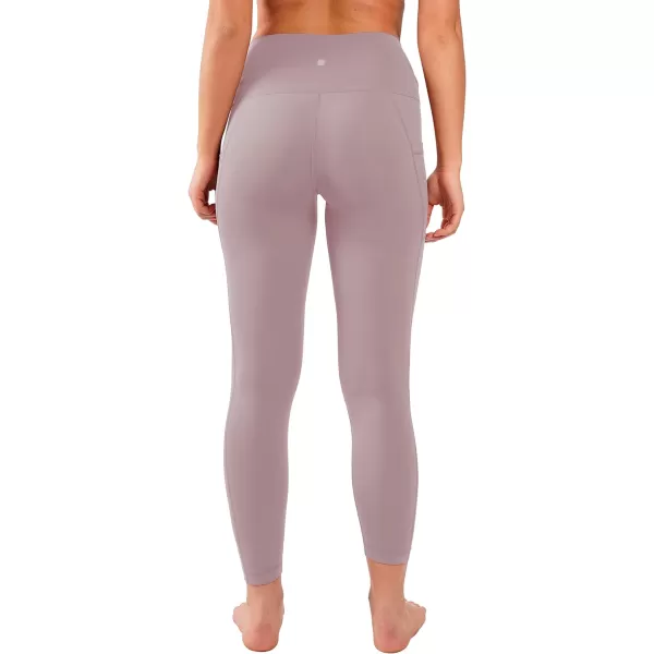 Yogalicious Lux High Waist Elastic Free Ankle LeggingElderberry WPocket