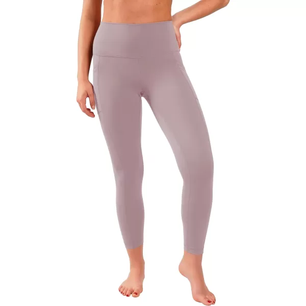 Yogalicious Lux High Waist Elastic Free Ankle LeggingElderberry WPocket