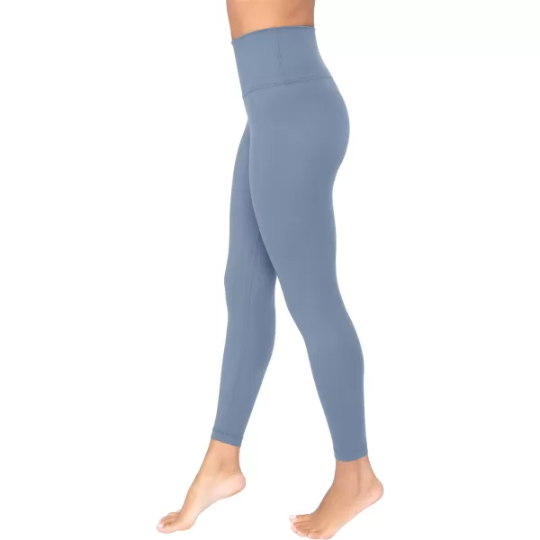 Yogalicious Lux High Waist Elastic Free Ankle LeggingFaded Denim