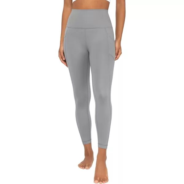 Yogalicious Lux High Waist Elastic Free Ankle LeggingNight Owl WPocket