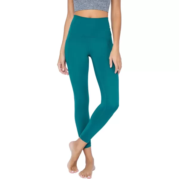 Yogalicious Lux High Waist Elastic Free Ankle LeggingPacific WPocket