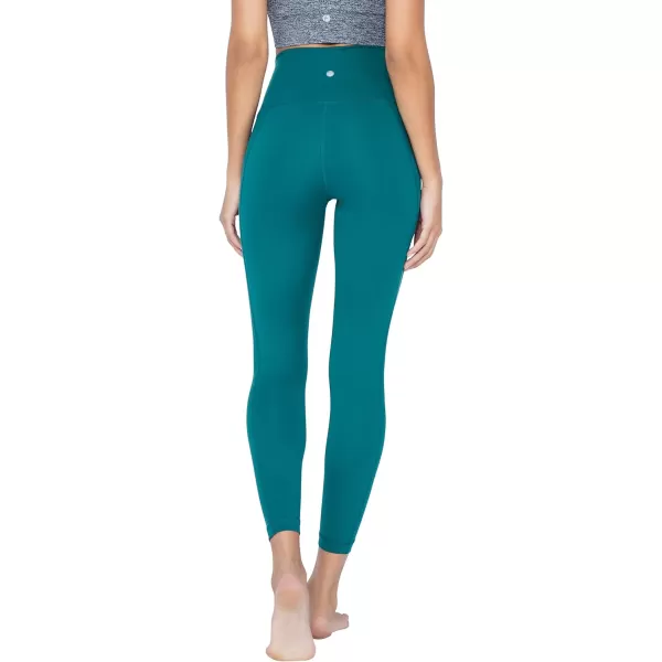 Yogalicious Lux High Waist Elastic Free Ankle LeggingPacific WPocket