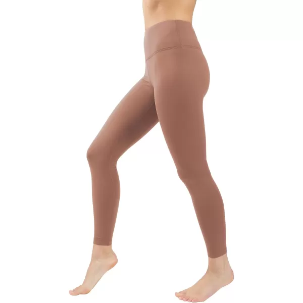 Yogalicious Squat Proof Fleece Lined High Waist Leggings for WomenNutmeg