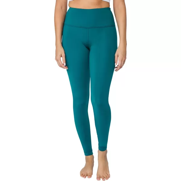 Yogalicious Squat Proof Fleece Lined High Waist Leggings for WomenPacific