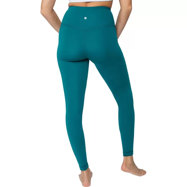 Yogalicious Squat Proof Fleece Lined High Waist Leggings for WomenPacific