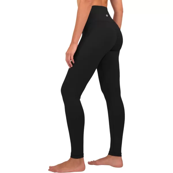 Yogalicious Super High Waist Soft Nude Tech Womens LeggingsClassic Black 28