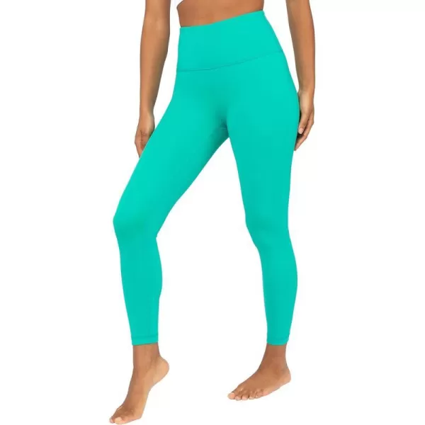 Yogalicious High Waist Squat Proof Lux Ankle Leggings for WomenDynasty Green Lux 25