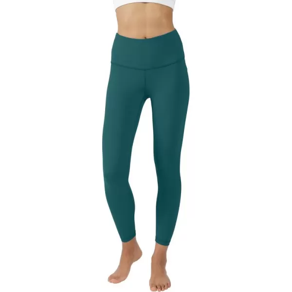 Yogalicious High Waist Squat Proof Lux Ankle Leggings for WomenEmerald Lux 25