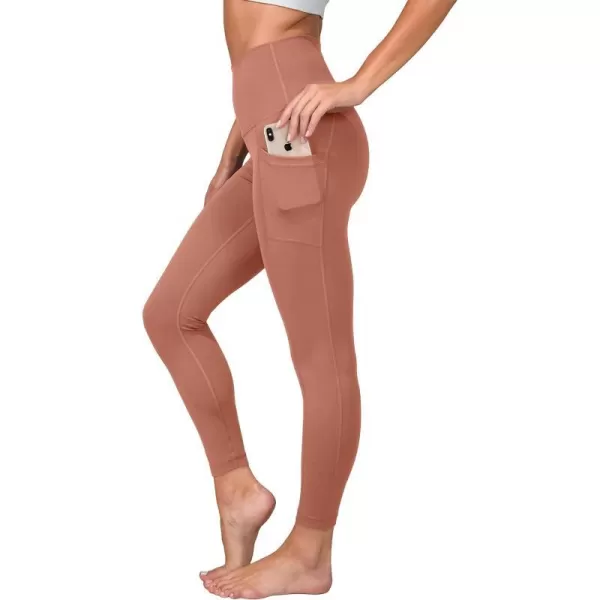 Yogalicious Lux High Waist Elastic Free Ankle LeggingCopper Iron WPocket