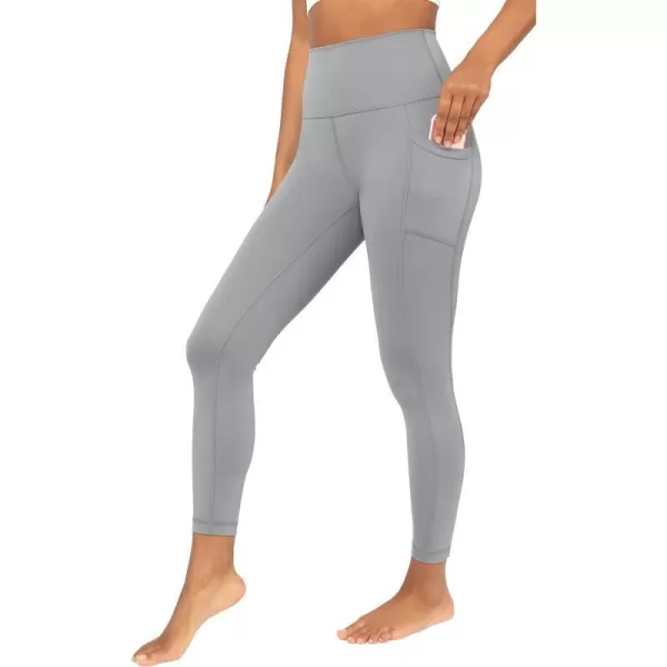 Yogalicious Lux High Waist Elastic Free Ankle LeggingNight Owl WPocket