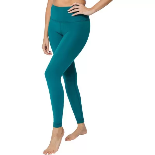 Yogalicious Squat Proof Fleece Lined High Waist Leggings for WomenPacific