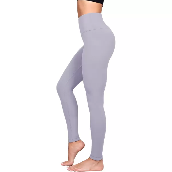 Yogalicious High Waisted Leggings for Women  Buttery Soft Second Skin Yoga PantsLavender Gray Nude Tech 28