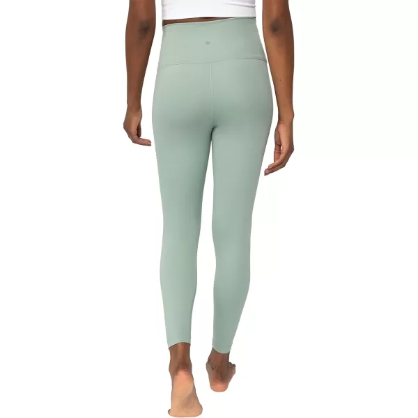 Yogalicious Lux High Waist Elastic Free Ankle LeggingGreen Milieu