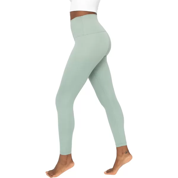 Yogalicious Lux High Waist Elastic Free Ankle LeggingGreen Milieu