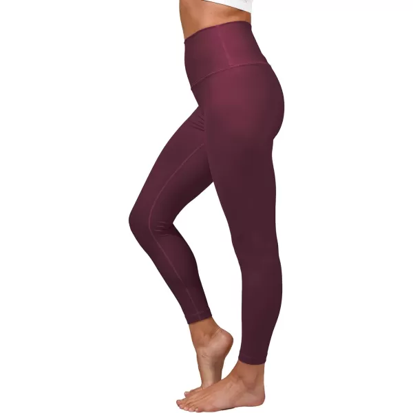 Yogalicious Lux High Waist Elastic Free Ankle LeggingMauvewood