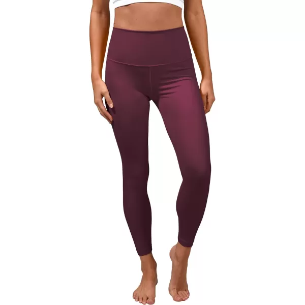 Yogalicious Lux High Waist Elastic Free Ankle LeggingMauvewood