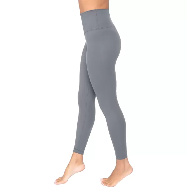 Yogalicious Lux High Waist Elastic Free Ankle LeggingSleet