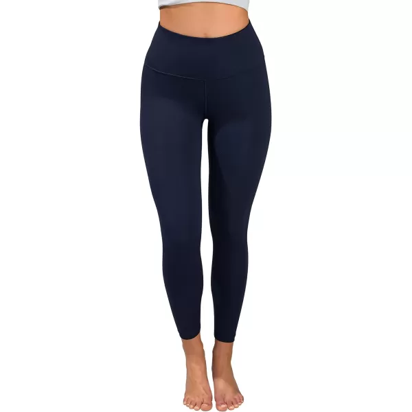 Yogalicious High Rise Squat Proof Criss Cross Yoga Pants for Women Tummy Control Non See Through Ankle Yoga LeggingsDark Navy