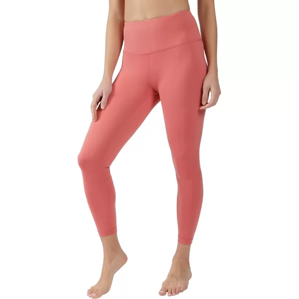 Yogalicious High Rise Squat Proof Criss Cross Yoga Pants for Women Tummy Control Non See Through Ankle Yoga LeggingsDusty Cedar