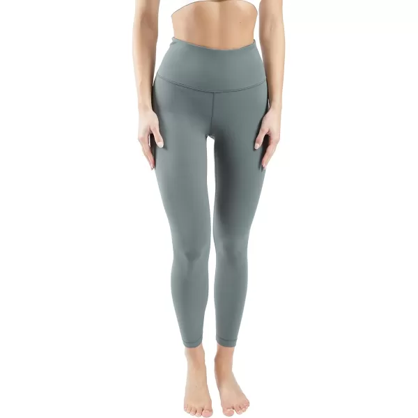 Yogalicious High Rise Squat Proof Criss Cross Yoga Pants for Women Tummy Control Non See Through Ankle Yoga LeggingsSage