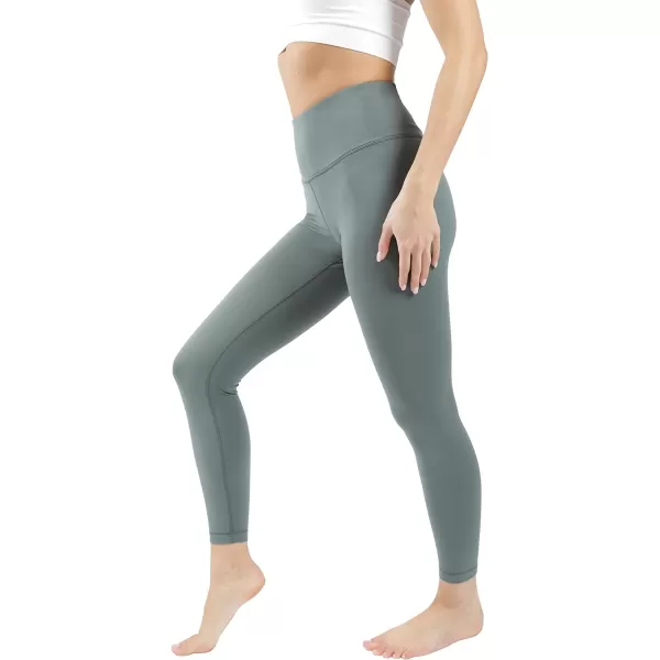 Yogalicious High Rise Squat Proof Criss Cross Yoga Pants for Women Tummy Control Non See Through Ankle Yoga LeggingsSage