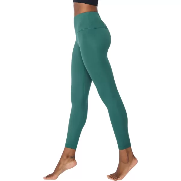 Yogalicious High Rise Squat Proof Criss Cross Yoga Pants for Women Tummy Control Non See Through Ankle Yoga LeggingsTrekking Green