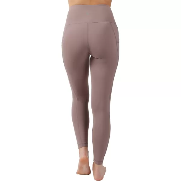 Yogalicious High Waist Ultra Soft 78 Ankle Length Leggings with Pockets for WomenMocha Nude Tech