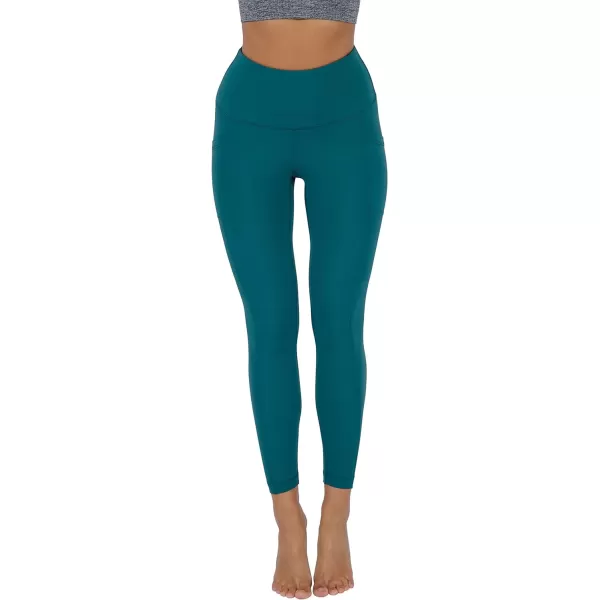 Yogalicious High Waist Ultra Soft 78 Ankle Length Leggings with Pockets for WomenPacific Nude Tech