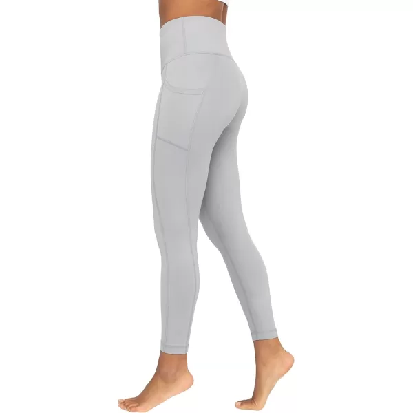 Yogalicious High Waist Ultra Soft 78 Ankle Length Leggings with Pockets for WomenSleet Lux